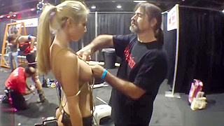 Seductive Bondage Ritual Unveiled – Feel the Excitement of Public Restraint!
