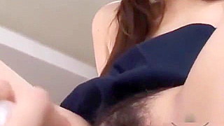 Naughty Teacher’s Desk Skirt Fetish – Vibrator Fun & Student Licking