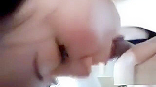 Chinese Beauty Provides Ultimate Blowjob to Hairy Lover & Swallows His Load!