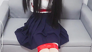 Explore Japanese Rope Bondage – Seductive Scenes with Red Tape