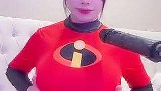 Luscious Japanese Babe Gets Wild with VibrantFuck Machine!