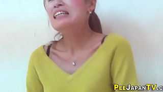 Hairy Japanese Babe Reveals Her Wet & Wild Side with a Stunning Golden Shower!