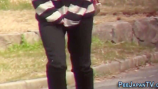 Hot 18-Year-Olds Peeing Outdoors Will Leave You Speechless!