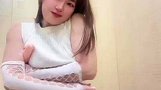 Japanese Beauty in Sexy Lingerie Exploring Armpit Fetish Desires