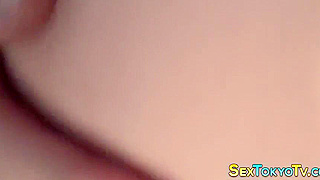 Alluring Japanese Babe Fingering Her Wet Pussy