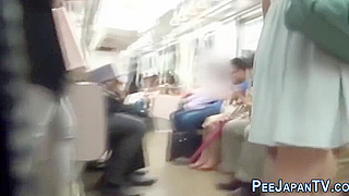 Japanese Porn Debut – Alluring Enchantress Pees Seductively on Camera