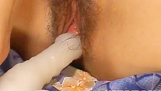 Luscious Arika Takarano Reveals Daring Dildo Play Under Her Kimono