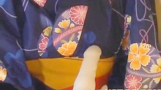 Luscious Arika Takarano Reveals Daring Dildo Play Under Her Kimono