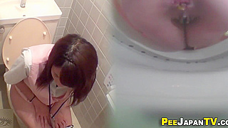 Luscious Japanese Enchantress Indulges in Wet & Messy Pissing Fetish Play
