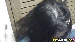 Luscious Japanese Teen 18+ Sniffs and Peeing On-Camera Action