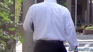 Luscious Japanese Beauties Desperately Piss on the Streets for Your Pleasure!