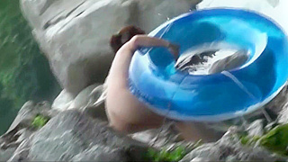 Japanese Beauties Have Wild River Fun with Drinking and Peeing Adventures!