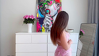 Luscious Juliette Claire Dazzles in Sensual Pink Lingerie ~ Must-See Try-On Haul!