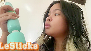 Japanese Pornstar Enjoys Ultimate Pleasure with Dual Vibrator Quickie