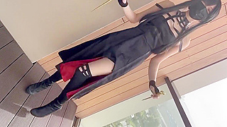 Luscious Japanese Yoga Teacher Seduces Her Student in Public