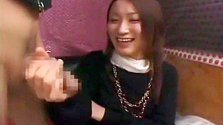 Japanese CFNM – Girl 18+ Watches Stranger Masturbate, Gets Caught Off Guard by Cumshots!