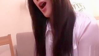 Naomi Sugawara Squeezes Her Big Tits and Teases Her Wet Pussy Solo.