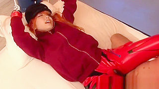 Ginger Asian Cosplay Babe in Uniform Gets Her Pussy Fucked Hard.