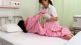 Japanese Nurse’s Wild Lesbian Threesome Adventure - Steamy Social Insurance Office gangbang