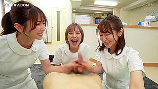 Perv Japanese Nurse in Uniform Fucked and Filled with Thick Cum in Patient’s Room