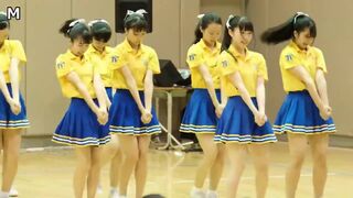 Filthy Japanese Cheerleader’s Skirt Rides Up, Revealing Tight Little 18+ Ass!