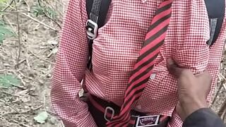 Desi Tempts Teacher in Lush Jungle for a Secret Fuck Fest