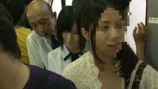 Kinky Action & Thrills Caught on Japanese Public Bus