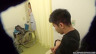 Nurse Rides Hard Dick With Slipping Cunt and Wet Moans