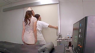 Nurse Yuna Shiina Ditches Pantyhose for a Steamy Bathroom Seduction