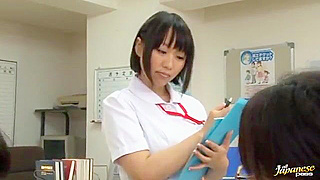 Japanese Nurse Pleasures Her Lustful Patient Intensely