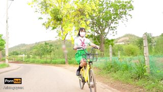 Bent Over Suzume – Wild Thick Dick Action Enthusiastically