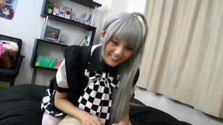 Cosplay porn experience in POV with Rei Mizuna