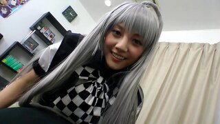 Cosplay porn experience in POV with Rei Mizuna