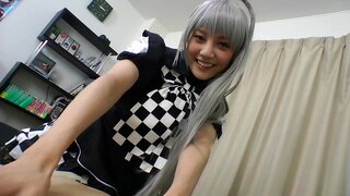 Cosplay porn experience in POV with Rei Mizuna