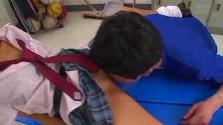 Horny schoolgirl Yuria Mano nailed superbly