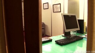 Hot MILF Natsume Inagawa in hot office suit 3