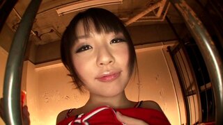 Tsubomi hot Asian babe in mini bikini gets pov cumshot
