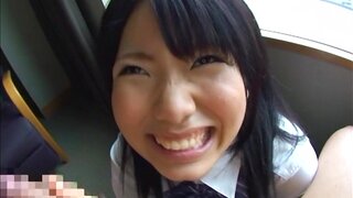 Japanese AV Model is a nice teen in her school uniform 3