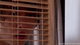 Beautiful gal Aoyama Nana cock sucking and cum in mouth