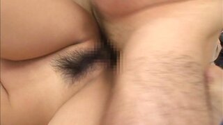 Sweet office lady i Hatsune fucked by two horny dudes