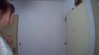 Hot Asian teen amateur Saki Ninomiya gives a blowjob gets pounded