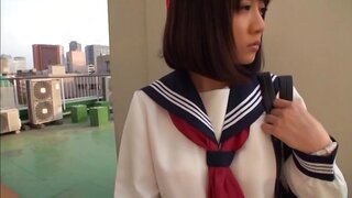 Innocent Japanese schoolgirl Yuri Shinomiya gets fingered 2
