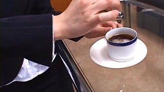 Jun Kusanagi Lovely Asian model gives a sensual blowjob on a date 2