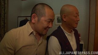 Classy Japanese redhead model Maria Hoshi enjoys doggystyle sex 3