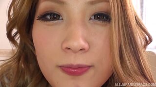 Cum thirsty sweetie Aika Waitress sucks and swallows 3