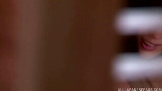 Beautiful gal Aoyama Nana cock sucking and cum in mouth 3