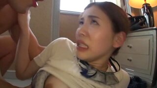 Tender Japanese cutie Yuria Ashina is screwed doggie fashion