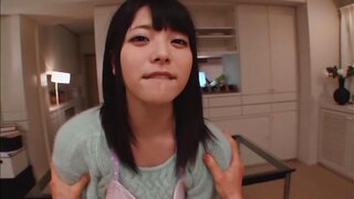 Sexy housewife Ai Uehara enjoys hardcore bang in the kitchen