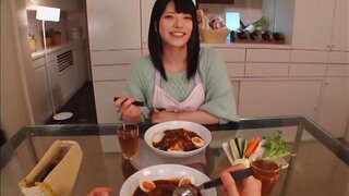 Sexy housewife Ai Uehara enjoys hardcore bang in the kitchen 4