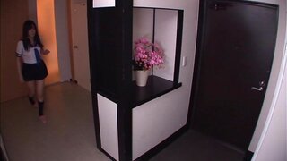 Mischievous Asian schoolgirl Karen Hazuki enjoys cocks of her boyfriends 2